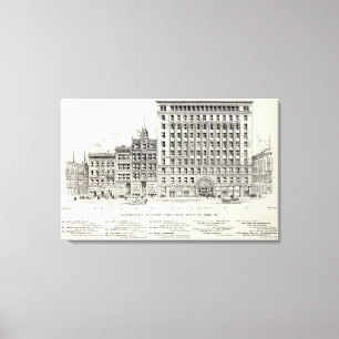 Montgomery East side Bush and Pine Canvas Print