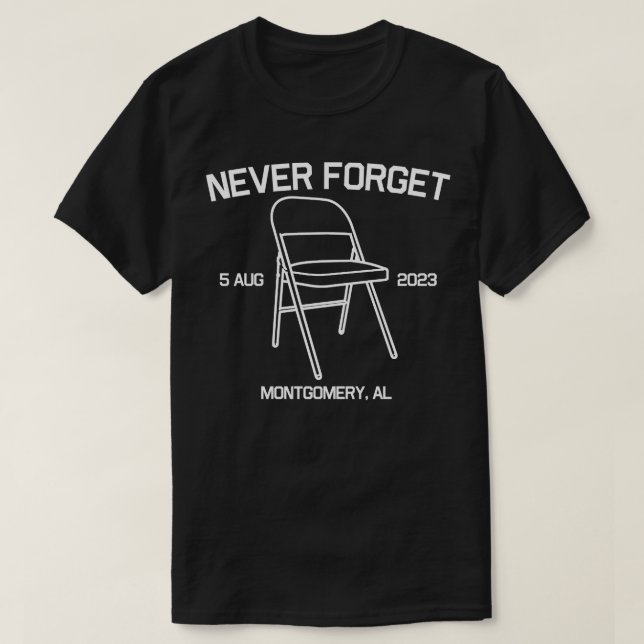Montgomery Folding Chair T-Shirt (Design Front)