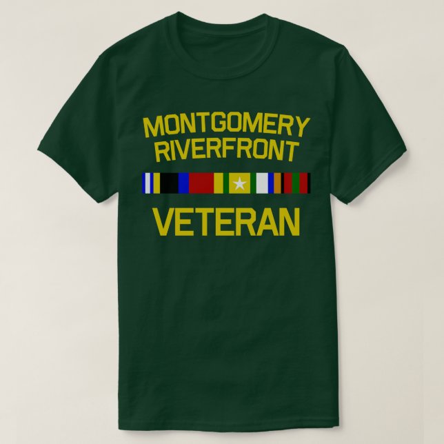 Montgomery Riverfront Veteran TShirt (Design Front)