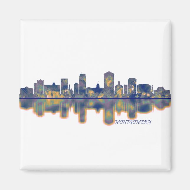 Montgomery Skyline Magnet (Front)