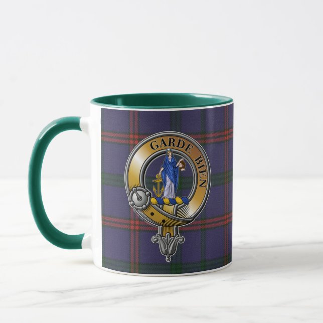 Montgomery Tartan & Badge Mug (Left)