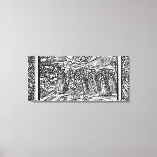 Month of April, from 'The Shepheardes Calender Canvas Print