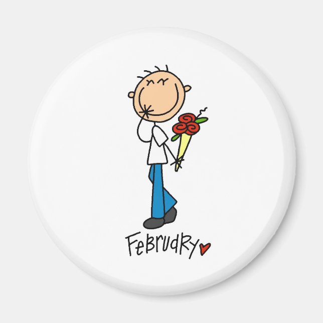 Month of February Magnet (Front)