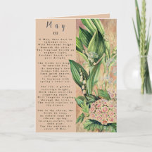 Month of May Born Prose Flower