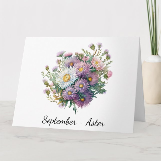 Month of September Birthday Card (Front)