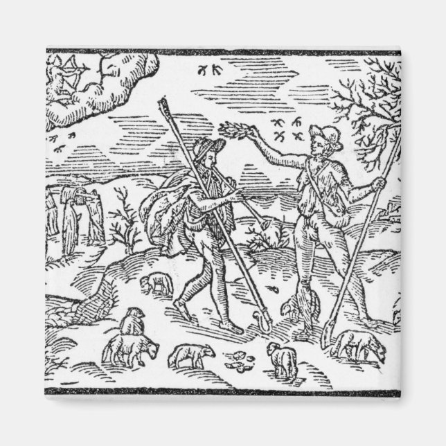 Month of September 'The Shepheardes Calender' Magnet (Front)