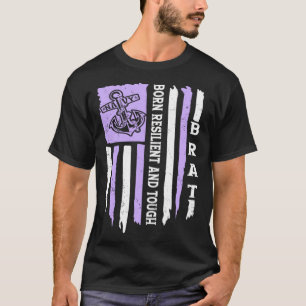 Month Of The Military Child Born Resilient And Tou T-Shirt