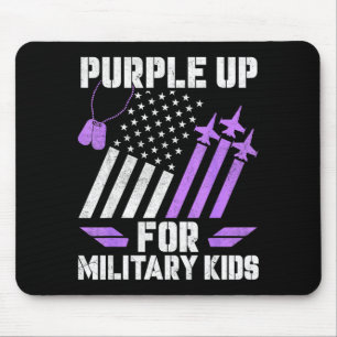Month of the military child purple up for military mouse pad
