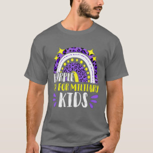Month Of The Military Child Tee Purple Up For Mili