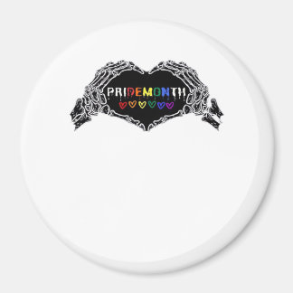Month Skeleton Heart Hands LGBTQIA Magnet