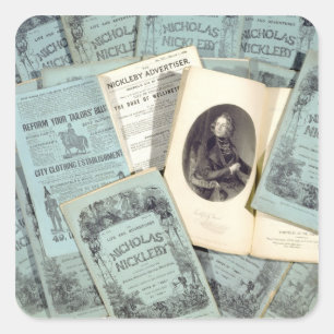 Monthly Issues of 'The Life and Adventures of Nich Square Sticker