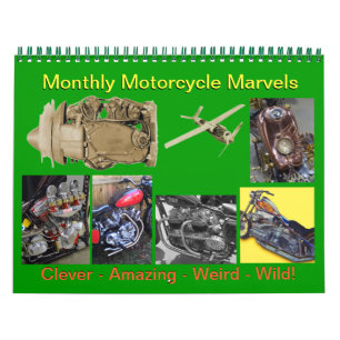 Monthly Motorcycle Marvels 2013 Calendar
