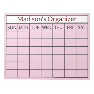 Monthly Planner Business Notepad