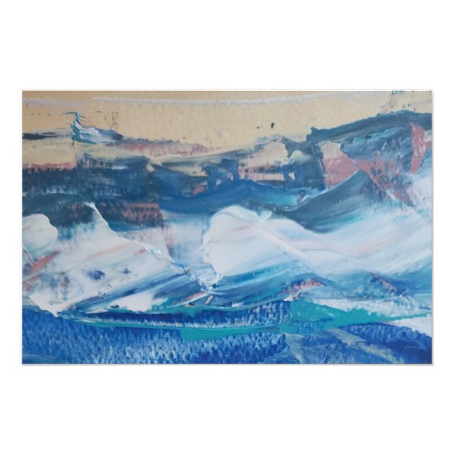 Monticelli Art Yellow Coast Sheet Photo Print (Front)