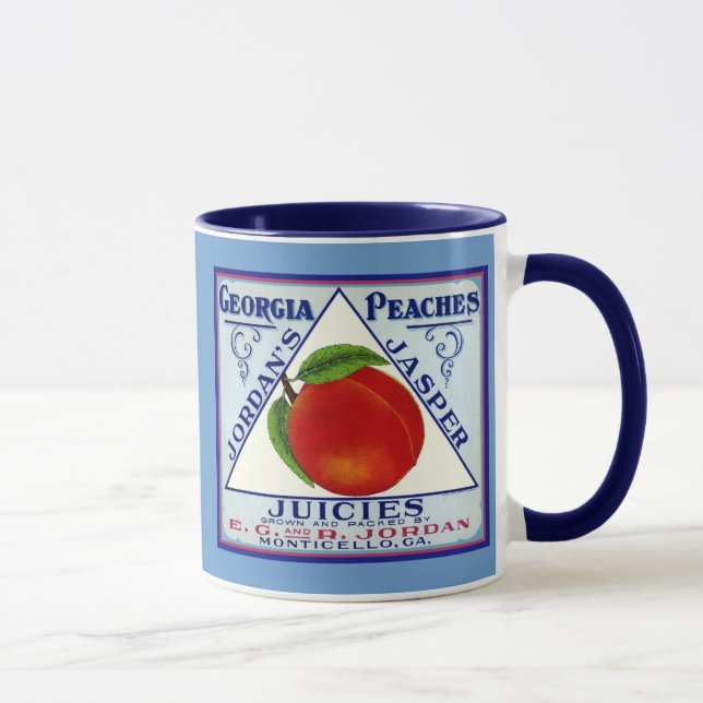 Monticello Georgia Peaches Mug (Right)