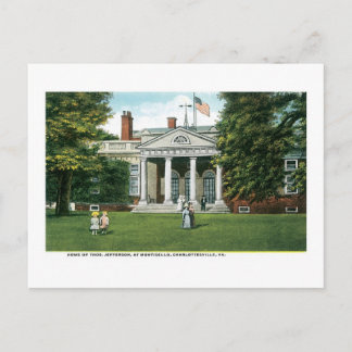 Monticello - Home of Thomas Jefferson, Charlottesv Postcard
