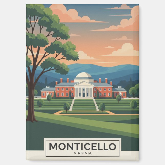 Monticello Magnet (Front)