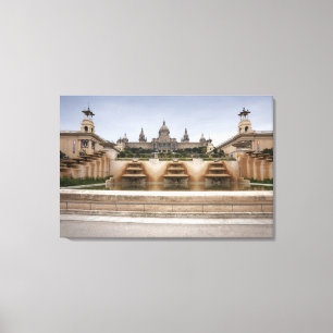 Montjuc Fortress Canvas Print