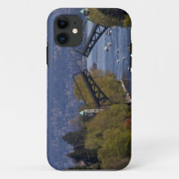 Montlake Bridge and Cascade Mountains