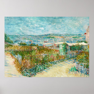 Montmartre, Behind the Moulin de la Galette, Paris Poster