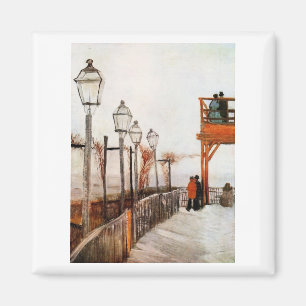 Montmartre (F272) Van Gogh Fine Art Magnet