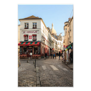 Montmartre Le Consulat Paris Cafe - Photo Print