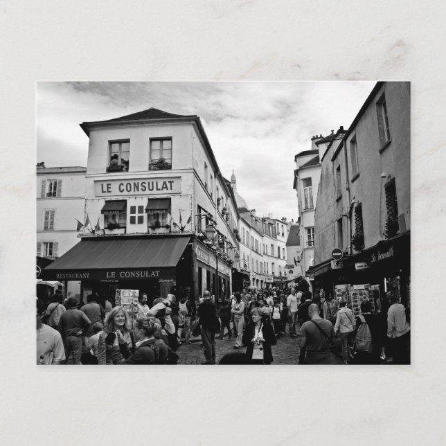 Montmartre, Paris Postcard (Front)