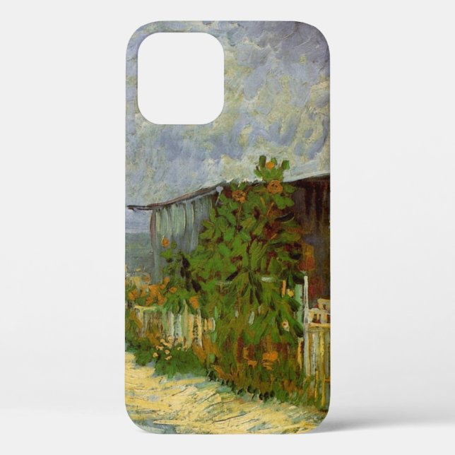 Montmartre Path and Sunflowers by Vincent van Gogh Case-Mate iPhone Case (Back)