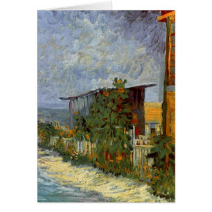 Montmartre Path with Sunflowers Van Gogh Fine Art