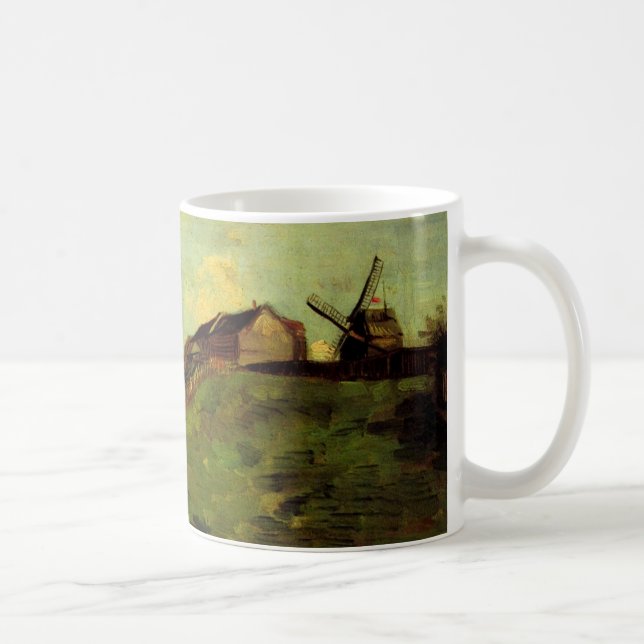 Montmartre: Quarry, the Mills by Vincent van Gogh Coffee Mug (Right)