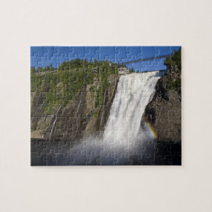 Montmorency Falls near Quebec City. Jigsaw Puzzle