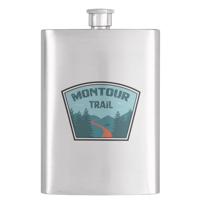 Montour Trail Hip Flask (Front)