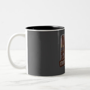 Montour Trail - Pennsylvania cycler Two-Tone Coffee Mug