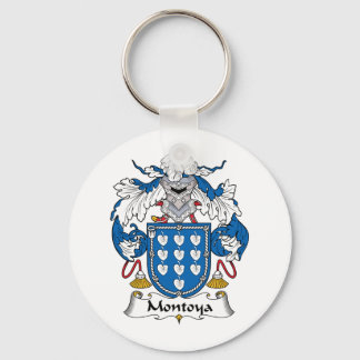 Montoya Family Crest Key Ring