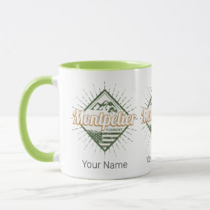Montpelier Vermont City United States Vintage USA Mug