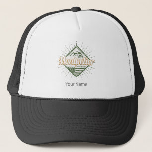 Montpelier Vermont City United States Vintage USA Trucker Hat
