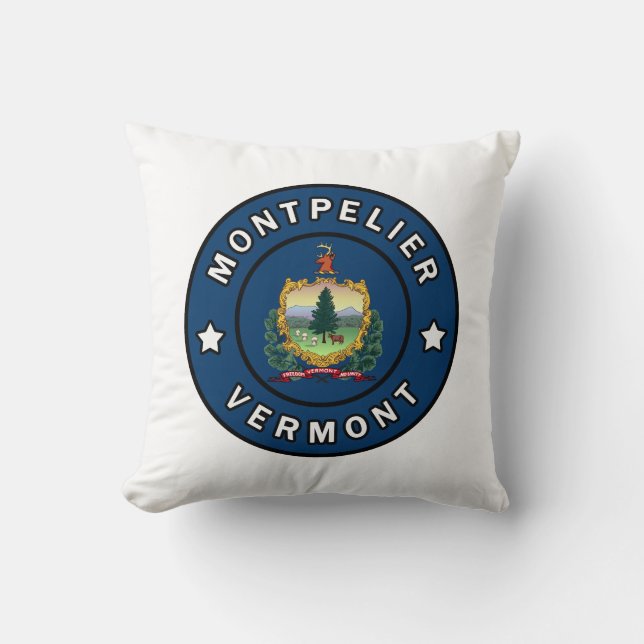 Montpelier Vermont Cushion (Front)