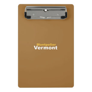 Montpelier, Vermont Mini Clipboard