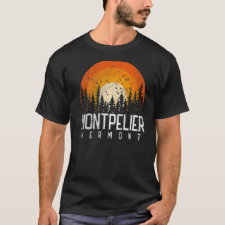 Montpelier Vermont V Vintage 70s 80s 90s Retro T-Shirt