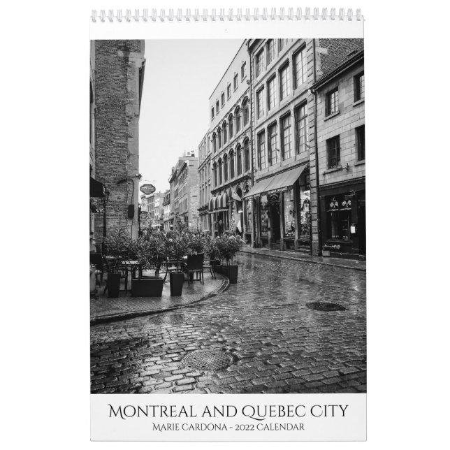 Montreal and Quebec City - Marie Cardona Calendar (Cover)