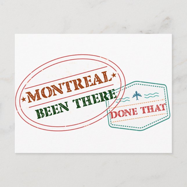 Montreal Been there done that Postcard (Front)