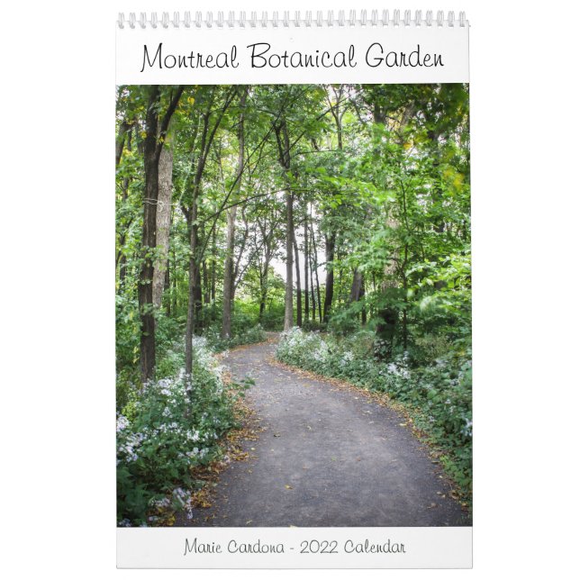 Montreal Botanical Garden - 2022 Calendar (Cover)