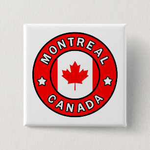 Montreal Canada 15 Cm Square Badge