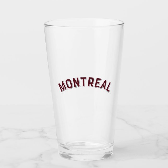 Montreal, Canada Cities Bourton Base Glass (Front)