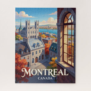Montreal Canada French Architecture Jigsaw Puzzle