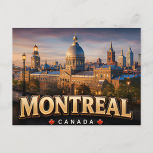 Montreal Canada French Culture Old Port Travel 🎭 Postcard