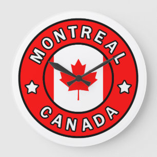 Montreal Canada Large Clock