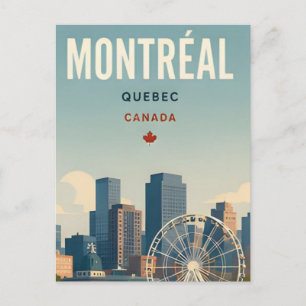 Montreal Canada Old Port & French Heritage 🗺️ Postcard