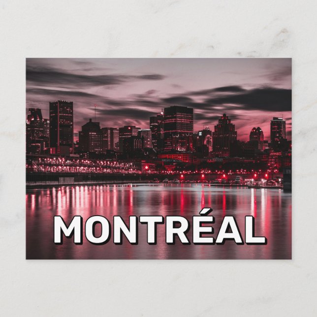 Montréal, Canada Postcard (Front)