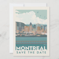 Montreal, Canada | Skyline | Save the Date